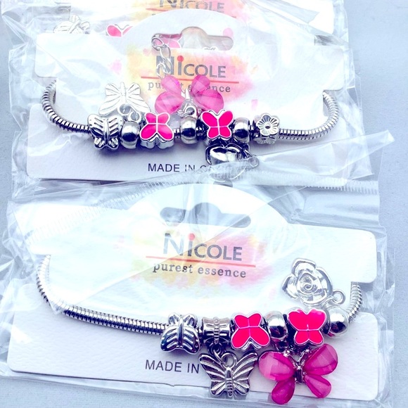 NEW Silver Tone Charm Bracelet - Picture 7 of 7